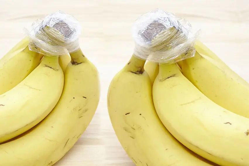 Bọc kín phần cuống chuối