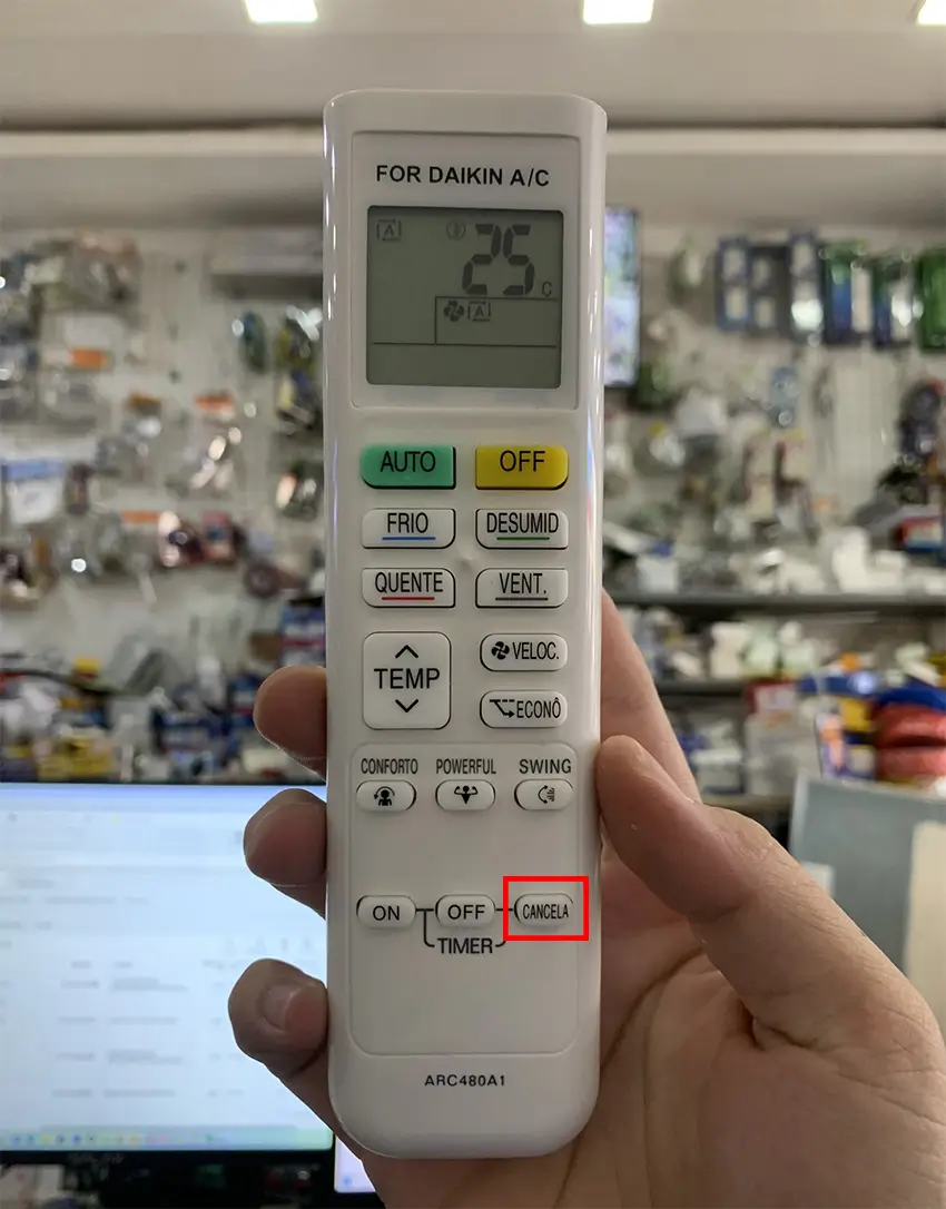 Lỗi 00 máy lạnh Daikin nghĩa là gì? Tiếp tục nhấn nút Cancel (không giữ) để dò mã lỗi