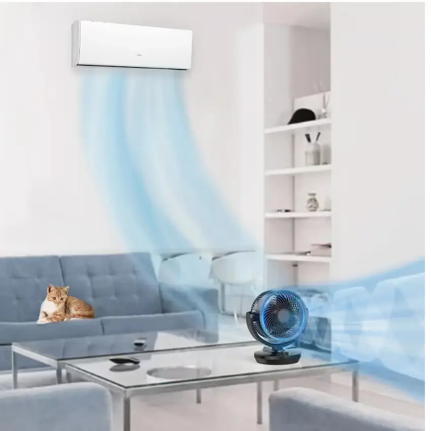 Tại sao máy lạnh không lạnh? 7 nguyên nhân & cách sửa tại nhà Sử dụng thêm quạt điện kết hợp với máy lạnh