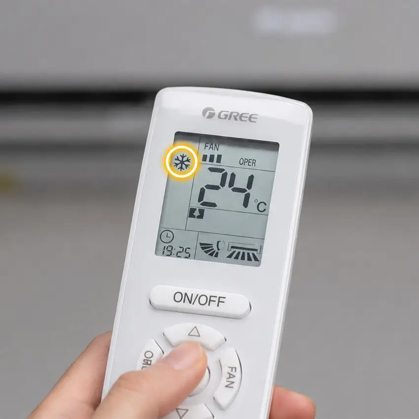 Cách chỉnh remote máy lạnh không lạnh đúng cách