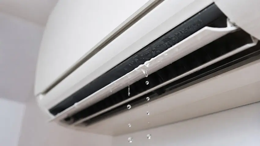 Dàn lạnh chảy nước là dấu hiệu của máy lạnh bị thiếu gas