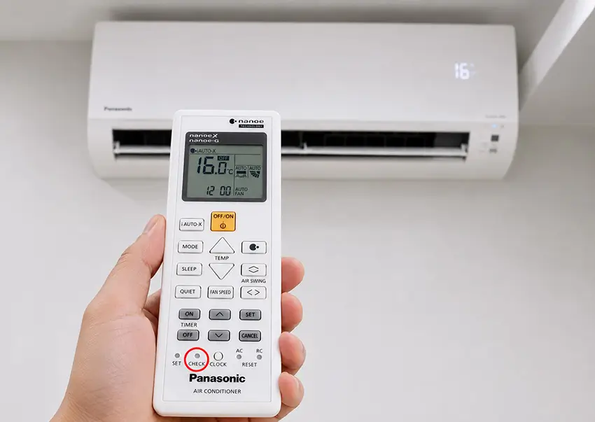Mã lỗi máy lạnh Panasonic đầy đủ và cách xử lý Cách kiểm tra mã lỗi máy lạnh Panasonic bằng remote