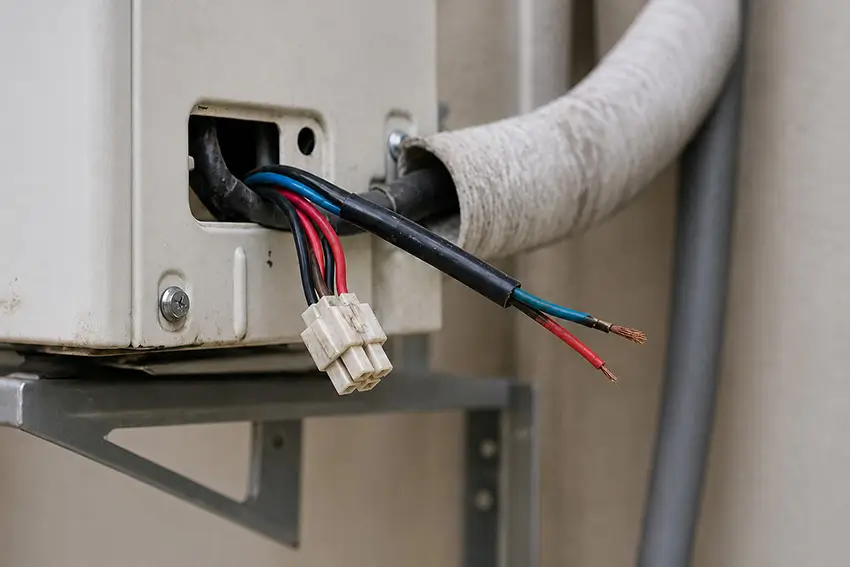 Đứt hoặc lỏng dây tín hiệu giữa hai dàn máy lạnh