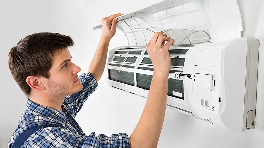 Mở mặt nạ và lấy lưới lọc ra ngoài