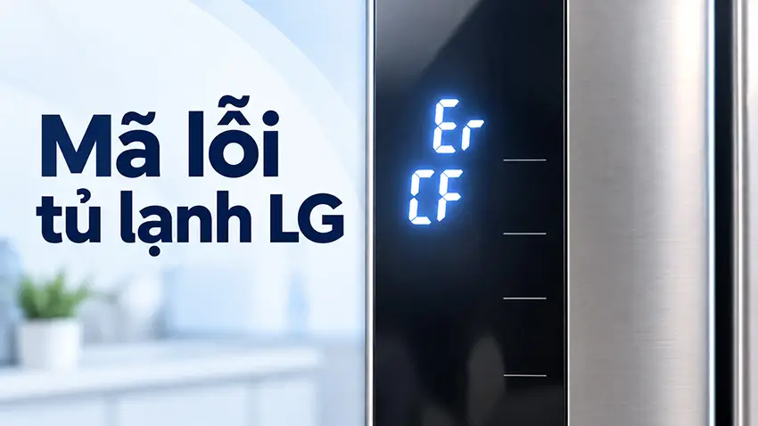Mã lỗi tủ lạnh LG: Bảng tra cứu, nguyên nhân và cách xử lý an toàn